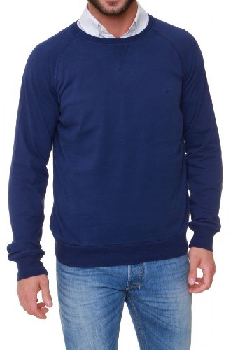 GANT Sweatshirt SUNBLEACHED C-NECK, Color: Dark blue, Size: XXL