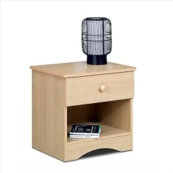 Nexera Alegria Nightstand in Natural Maple