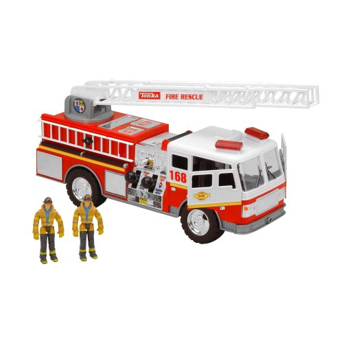 Childrens Toyshop  Toys : Tonka Mighty Motorized Fire Engine with Figure