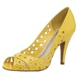 BCBGirls Women's Library Open Toe Pump