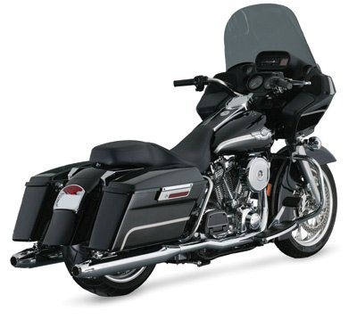 V&H STRAIGHT SLIP ONS EXHAUST H-D STREET GLIDE FLHX