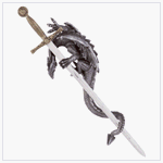 MEDIEVAL MYSTICAL DRAGON WALL PLAQUE SWORD DECOR