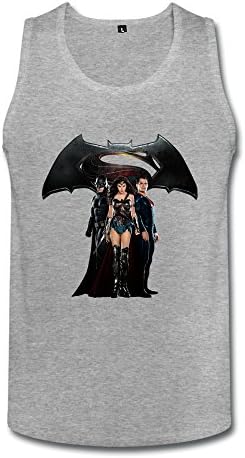 SPOW Men's Batman Vs Superman Dawn Of Justice Tank Top S