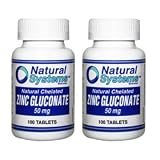 Natural Systems 2 PACK Zinc Gluconate 50 mg 2x100 tablets Immune Prostate Health