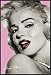 Marilyn Monroe Lips Poster Dry Mounted Wood Framed, 24x36.