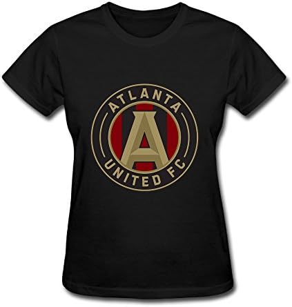 Women's Atlanta United FC Logo New Popular T Shirts Black