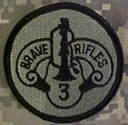 3rd ACR (Armored Cavalry Regiment) ACU Patch Foliage Green