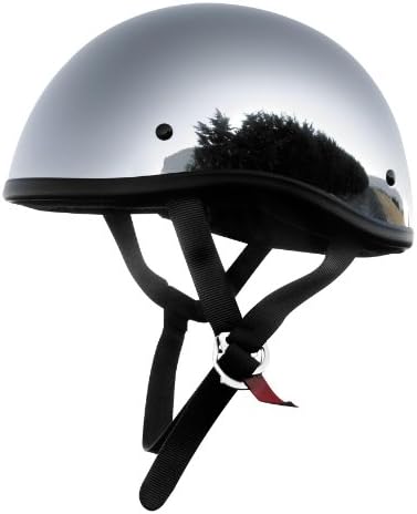 Skid Lid Original Helmet (X-Large) (Chrome)