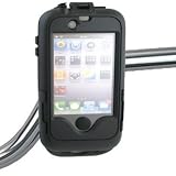 Fahrrad Halterung zu Apple iPhone 4S / 4 - WATERPROOF Schwarz - Bike-Handyhalter, Fahrradhaltervon "Xirrix"