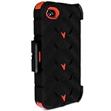 Gumdrop Drop Tech Series Case for iPhone 4 (Black/Red) (Fits AT&T iPhone)