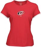Carolina Hurricanes Women's Frosted Logo Cap Sleeve Layered Tissue Tee