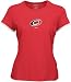 Carolina Hurricanes Women's Frosted Logo Cap Sleeve Layered Tissue Tee