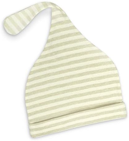 Coney Island Cotton Newborn Baby Boy &amp; Girl Beanie Hat-100% Finest Quality Stretchy &amp; Soft Cotton Cap-Keeps Your Baby Warm &amp; Comfortable-Light Green Unisex Design