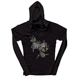 The Doors - Rose Ladies Hooded Long Sleeve Thermal