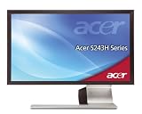 Acer S243HLAbmii 61 cm (24 Zoll) Widescreen TFT LED Monitor, VGA, HDMI (Kontrast 12000000:1, 2ms Reaktionszeit) schwarz Monitor