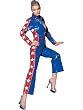 Sexy Racer Girl Vinyl Jumpsuit Theatre Costumes Super Hero