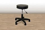 New Hydraulic Tattoo Salon Stool Massage Facial Spa Beauty Chair Black