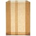 Hospeco KL Waxed Kraft Feminine Hygiene Liner Bag with Gusset (Case of 500)