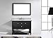 Virtu USA MS-3148-WMSQ-ES-002 Julianna 48" Single Bathroom Vanity Set, Espresso