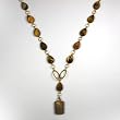Handmade Shell Necklace - Sandy Amber