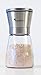 Salt and Pepper Grinder Set - Premium Stainless Steel Salt and Pepper Mill Shakers - Modern, Ergonomic Design Fits in Your Hand - Fresh Flavor, Easy To Use - Kitchen Egg Timer Included with Purchase