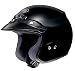 Shoei RJ Platinum R Black Open Face Helmet - Size : Medium