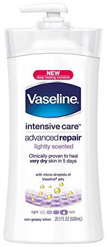 Vaseline Advanced Repair, Lightly Scented, 20.3 Ounce Bottle