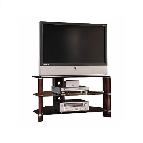 Bush Furniture 42" Segments Wood Plasma,LCD TV Stand in Rosebud Cherry