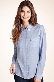 Pure Cotton Button Down Collar Striped Shirt