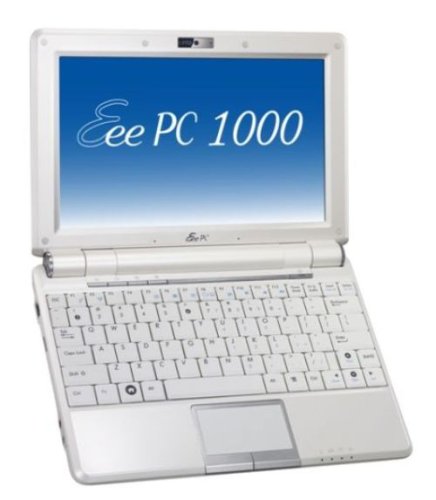 Asus - EEEPC 1000H - Ecran 10 - 1024 Mo DDR2 - 80 Go HDD - Bluetooth - Windows XP Home - Blanc