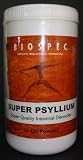 BIOSPEC SUPER PSYLLIUM: Super Quality Intestinal Detoxifier, Psyllium Husk is recognized as a premier source of dietary fiber used primarily as a treatment for Chronic Constipation and Diarrhea. 13 oz powder