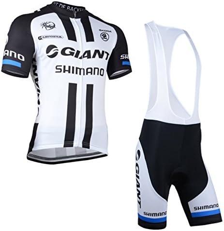 2014 Outdoor Sports Pro Team Men's Short Sleeve Giant Shimano Cycling Jersey and Bib Shorts Set