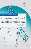 Constitutional and Administrative Law (Palgrave Macmillan Law Masters)