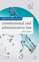 Constitutional and Administrative Law (Palgrave Macmillan Law Masters)