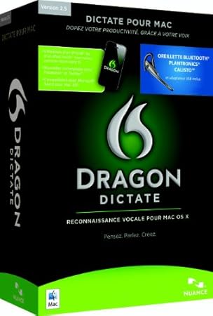 Nuance Dragon Dictate 2.5 Wireless, EDU, francese [Importato da Francia]