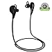 Amoner Bluetooth Headphones V4.1 Wireless Stereo Sport Noise Cancelling Sweatproof Earbuds Earphones Headset with Microphone for iPhone iPad Samsung and other Android Phones