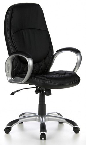 Executive chair office chair LUSSO black imitation 
