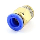 uxcell クイックカプラー 金属材質 ストレートコネクタ クイックフィッティング リペアパーツ