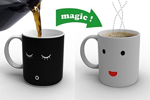 LANDUSA Morning Mug, Heat Sensitive Color-changing - Top Quality
