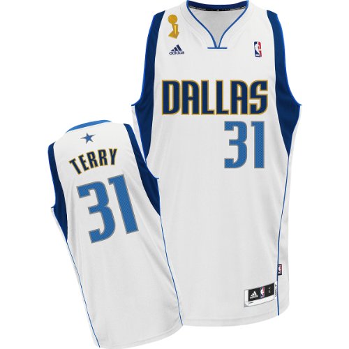 Adidas Dallas Mavericks Jason Terry Champs Swingman Jersey Medium