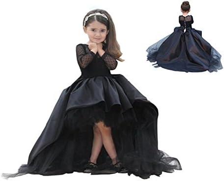 CHA88 Flower Girl Dresses High Low Little Girls Pageant Ball Gowns CHA88059