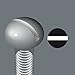 Wera 05032007001 Kraftform Stainless 3334 Stainless Steel Slotted Screwdriver, Lasertip, 10mm Head, 8