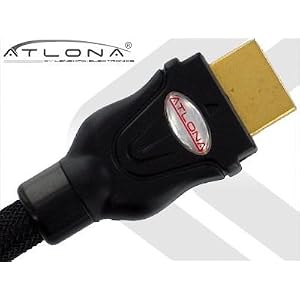 Atlona - Video audio cable - HDMI - 28 AWG - 19 pin HDMI (M) - 19 pin HDMI (M) - 3.3 ft -... 