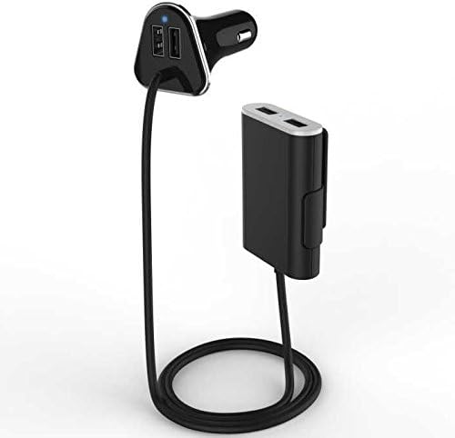 Car Charger, 4 Ports Car Charger, SeeTech Quick Charge 48W 9.6A USB Car Charger [with Two Ports to Backseat] for iPad, iPhone, Samsung and more Android Devices
