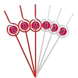 MLB Six Pack Team Sip Sport Straws