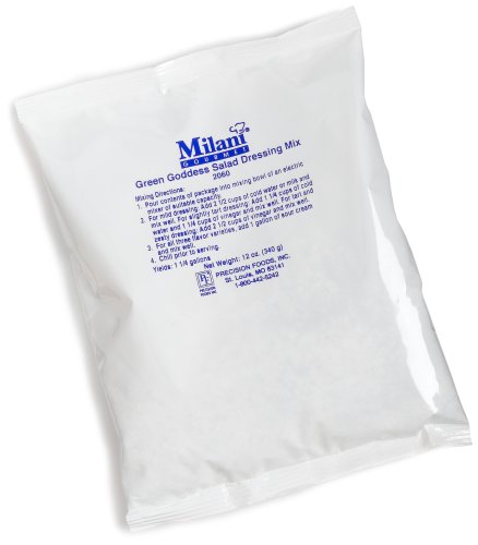 Milani Green Goddess Dressing Mix, 12-Ounce Pouch (Pack of 6) by Milani