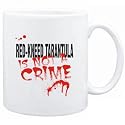 Mug White " Being a ... Red-Kneed Tarantula is not a crime " Animals