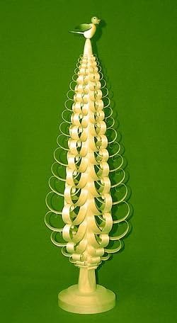 Spanning tree sapling 50cm Clamping with bird Seiffen DECORATION NEW