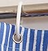 Eforcurtain Fish Pattern Shower Curtain,Waterproof and Mildew Resistant Bathroom Curtain,72-Inch by 72-Inch, Purple/Blue/White