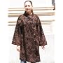 SUPERB BROWN PERSIAN LAMB FUR COAT sz12 #8546